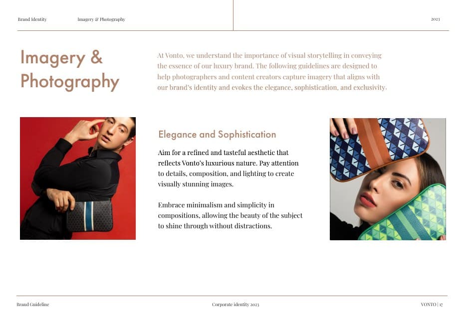 Vonto, brand book page 4