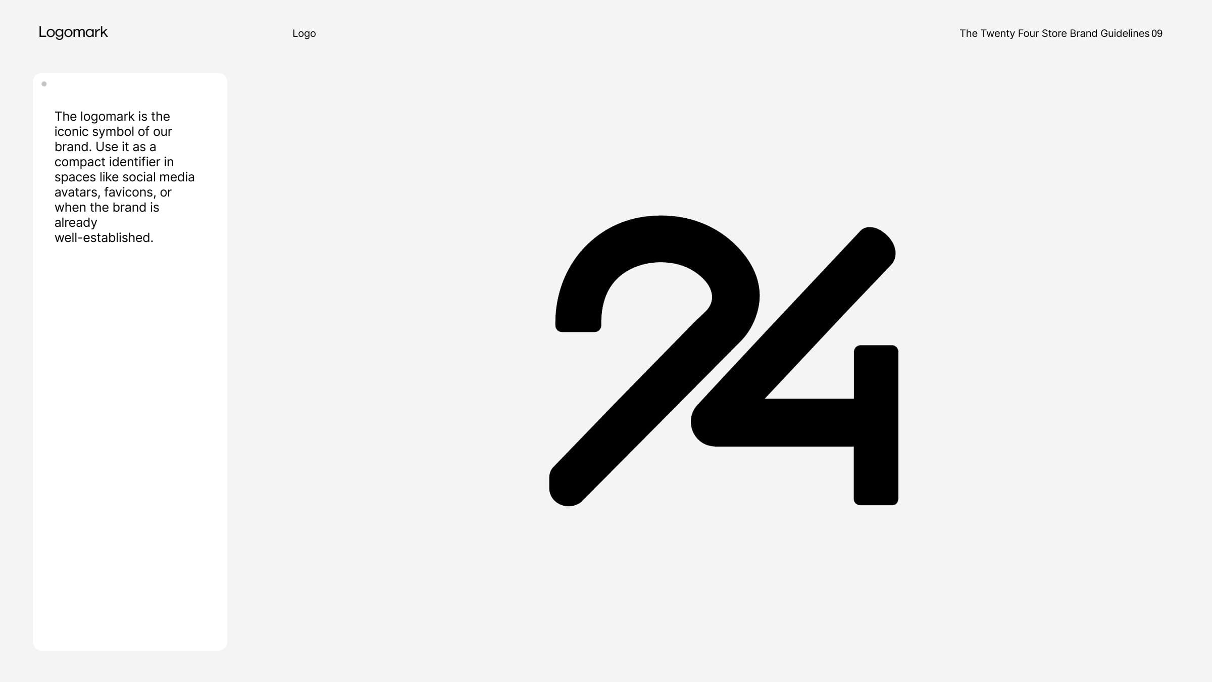 Twenty Four, brand book page 4